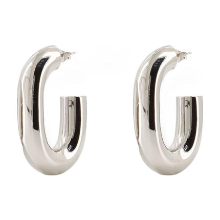 Xl Link-Ohrringe - Paco Rabanne - Messing - Silber