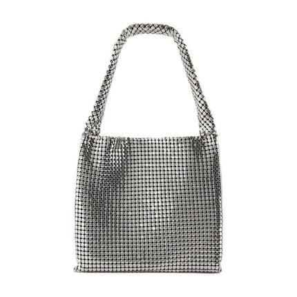 Schultertasche Medium Silver Pixel - Rabanne - Aluminium - Silber