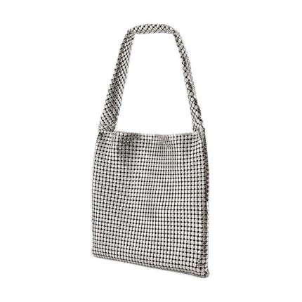 Schultertasche Medium Silver Pixel - Rabanne - Aluminium - Silber