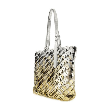 Handtasche - Rabanne - Leder - Gold
