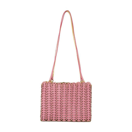 Handtasche - Rabanne - Leder - Rosa