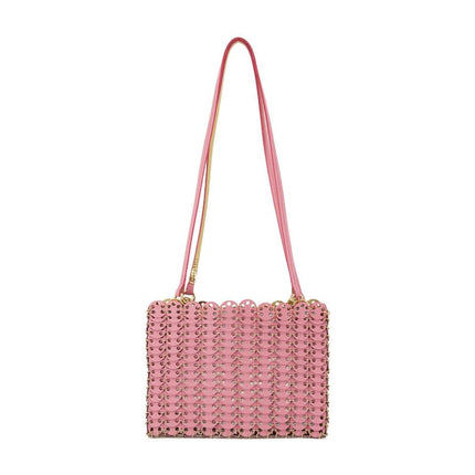 Handtasche - Rabanne - Leder - Rosa
