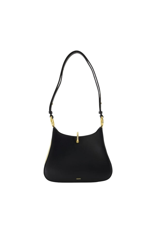 Schultertasche - Rabanne - Leder - Schwarz