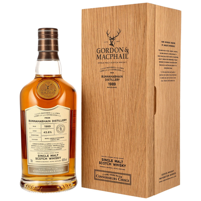 Bunnahabhain 35 1989/2025 - Gordon & MacPhail Connoisseurs Choice - Refill American Hogshead #5892