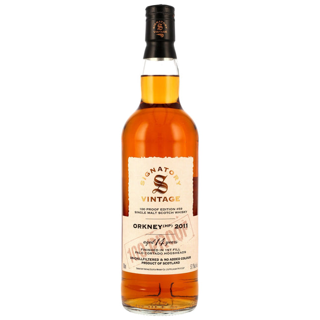 Orkney (HP) 14 2011/2025 - Palo Cortado - Signatory Vintage - 100 PROOF #59