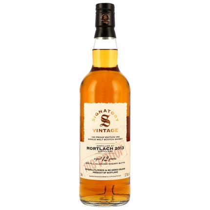 Mortlach 12 2013/2025 - Signatory Vintage - 100 PROOF #60