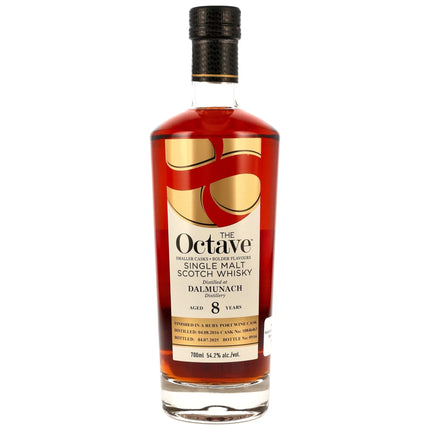 Dalmunach 8 2016/2025 - The Octave by Duncan Taylor - Ruby Port Cask Finish #10846463