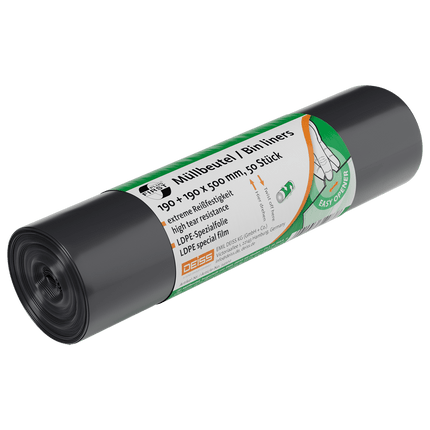 DEISS 34502 - 190+190x500 mm grau | Rolle (50 Stück)