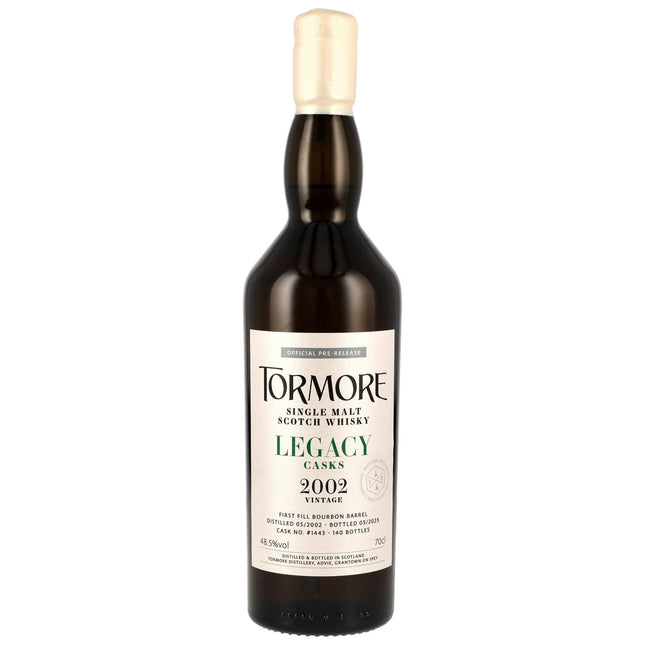 Tormore 22 2002/2025 - Legacy Casks - 1st Fill Bourbon Barel #1443