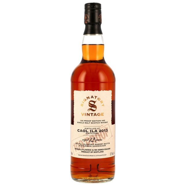 Caol Ila 12 2013/2025 - Signatory Vintage - 100 PROOF #65