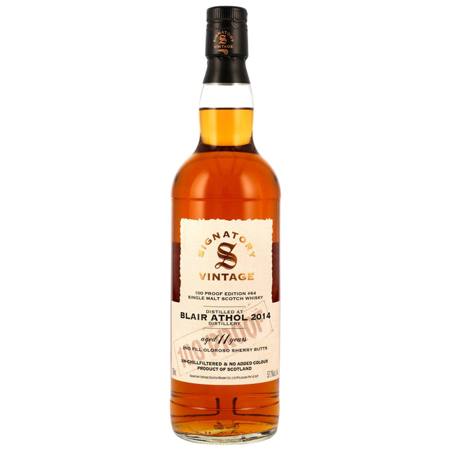 Blair Athol 11 2014/2025 - Signatory Vintage - 100 PROOF #64
