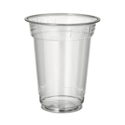 Starpak Plastikbecher (PET) "Hurricane" 0,3 l Ø 9,5 cm · 10,5 cm glasklar | Folie (50 Stück)