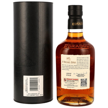 Edradour 13 2012/2025 - St. Michael Eppan - 1st Fill Cabernet Sauvignon Casks #703+704+706