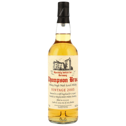 Highland Park 20 2005/2025 - Thompson Bros. - Refill Hogshead #5039