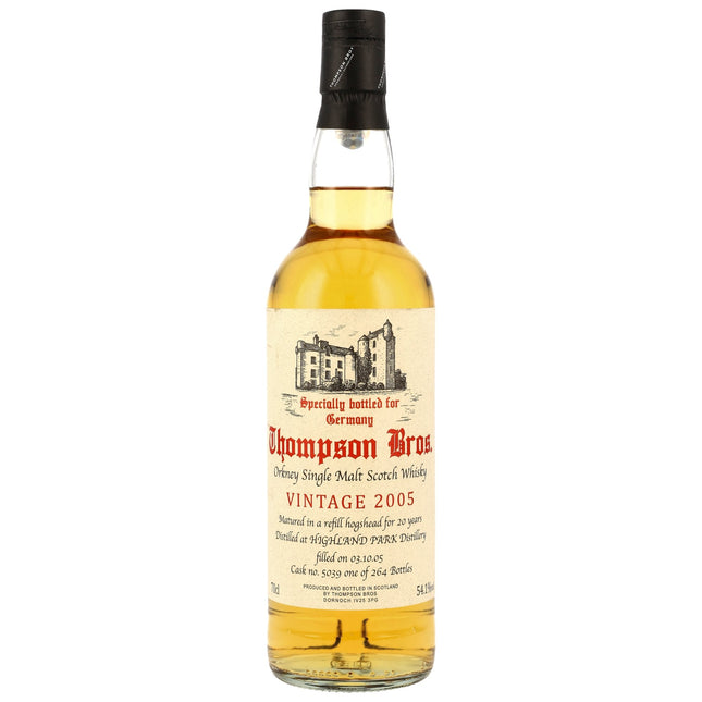 Highland Park 20 2005/2025 - Thompson Bros. - Refill Hogshead #5039