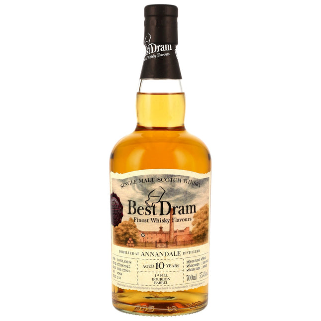 Annandale Peated 10 2015/2025 - Best Dram - 1st Fill Bourbon Barrel #568