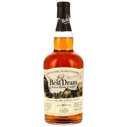 Blair Athol 10 2015/2025 - Best Dram - 1st Fill Ruby Port Barrique #302202