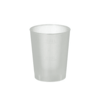 Starpak Mehrweg-Schnapsgläser PP 4 cl Ø 4,3 cm · 5,2 cm satiniert unzerbrechlich | Schrumpffolie (40 Stück)