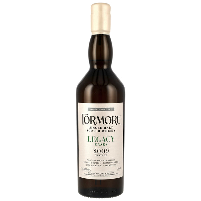 Tormore 15 2009/2025 - Legacy Casks - 1st Fill Bourbon Barrel #44053