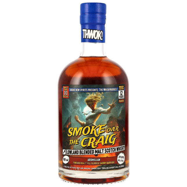 Ardmillan 12 2013/2025 - Whisky Heroes: Smoke Over The Craig - 1st Fill Oloroso Finish