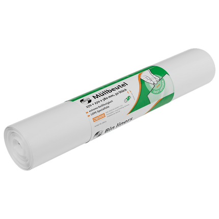 DEISS 36003 - 270+270x580 mm weiss | Rolle (50 Stück)