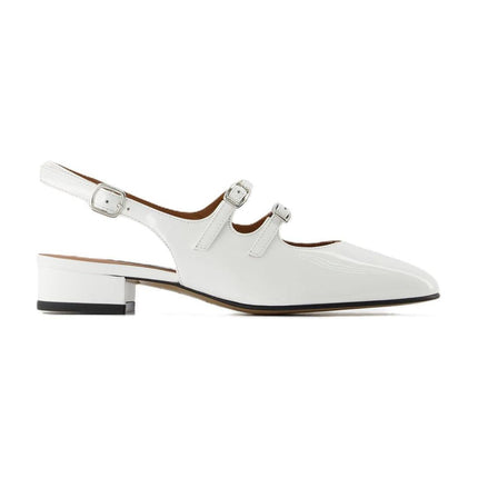 Peche Pumps - Carel - White - Patent Leather