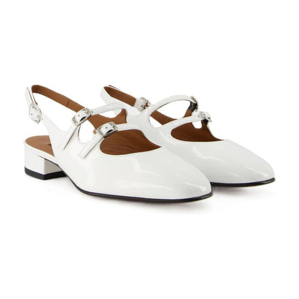 Peche Pumps - Carel - White - Patent Leather
