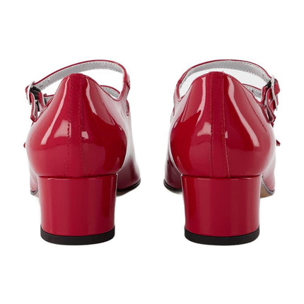 Pumps Kina aus Lackleder in rot