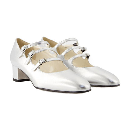 Kina Pumps - Carel - Leder - Silber