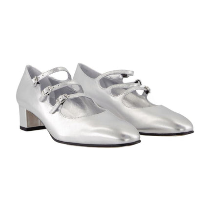Kina Pumps - Carel - Leder - Silber