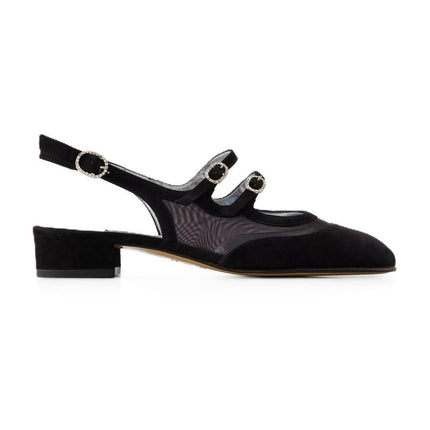 Peach Night Pumps - Carel - Black - Velvet