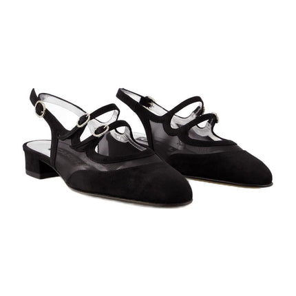 Peach Night Pumps - Carel - Black - Velvet