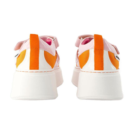 Sneakers Baskina - Carel - Leder - Orange/Pink