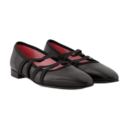 Tutu-Ballerinas - Carel - Leder - Schwarz
