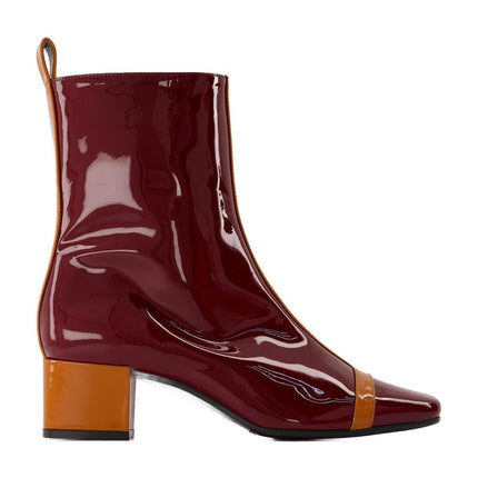 Stiefel Audrey - Carel - Patent Leather - Camel