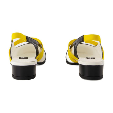 Sling Back Peachy - Carel - Baumwolle - Schwarz