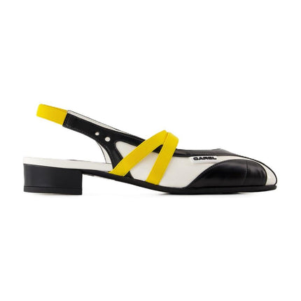 Sling Back Peachy - Carel - Baumwolle - Schwarz