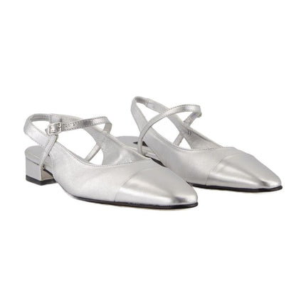 Sling Back Oceano - Carel - Leder - Silber