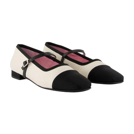 Gisele Ballerinas - Carel - Leder - Weiß