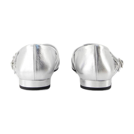 Eloise Ballerinas - Carel - Leder - Silber