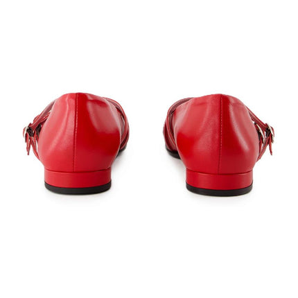 Eloise Ballerinas - Carel - Leder - Rot