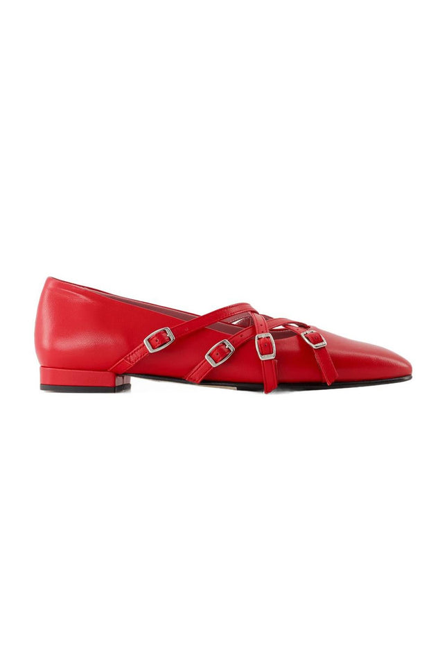 Eloise Ballerinas - Carel - Leder - Rot