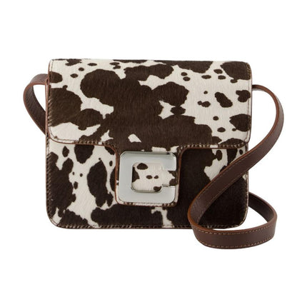 Michelle 25 Schultertasche - Carel - Leder - Weiß