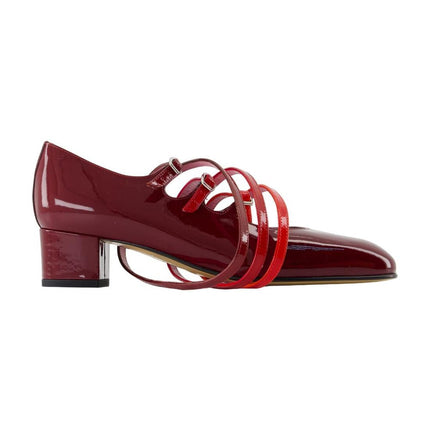 Spaghetti-Pumps - Carel - Leder - Bordeaux