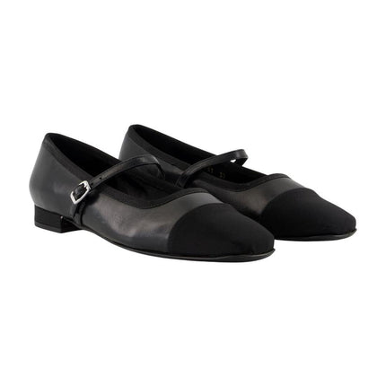 Gisele Ballerinas - Carel - Leder - Schwarz