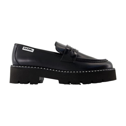 Flache Schuhe Marion - Carel - Leder - Schwarz