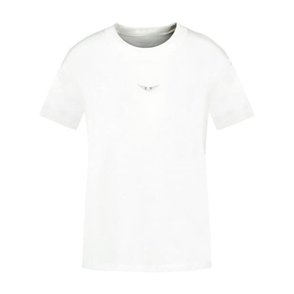 T-Shirt Marta Pcl Wings Strass - Zadig & Voltaire - Baumwolle - Weiß