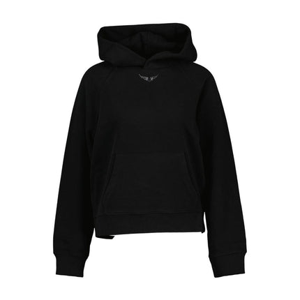 Sweatshirt Georgy Pmo Wings Strass - Zadig & Voltaire - Baumwolle - Schwarz