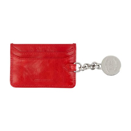 Sunny Pass Kartenhalter - Zadig & Voltaire - Leder - Rot