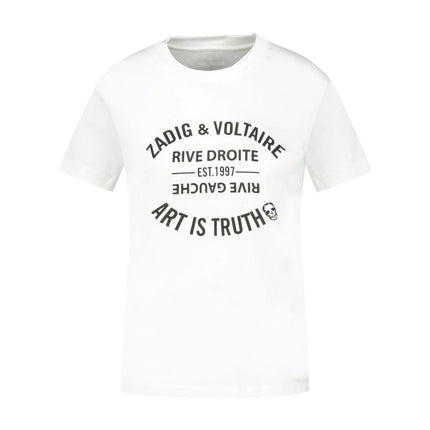 Walk Ico Blason Eco T-Shirt - Zadig & Voltaire - Baumwolle - Weiß